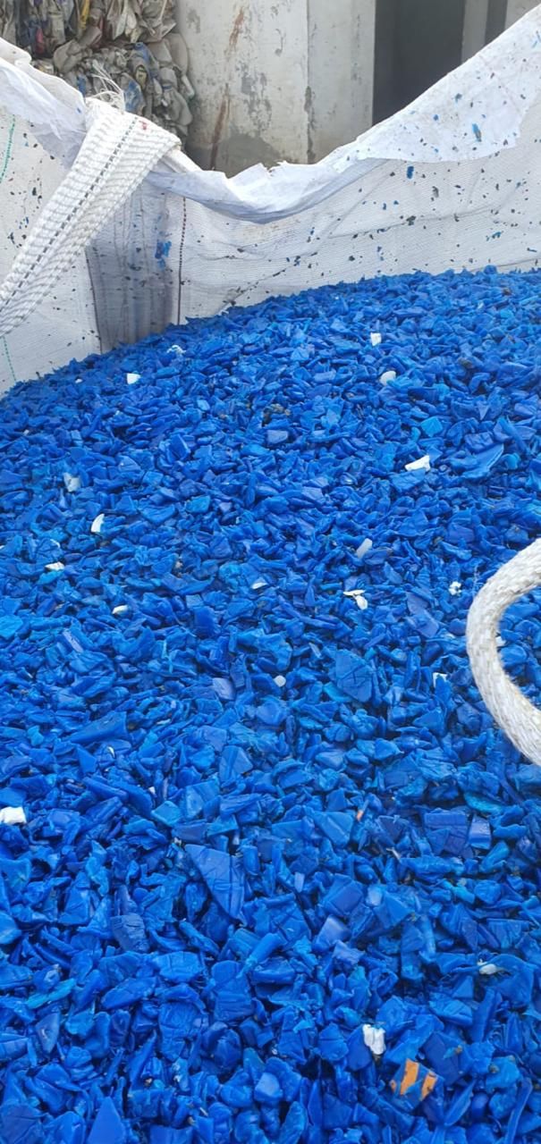 HDPE Blue Drum 200ltr Regrind